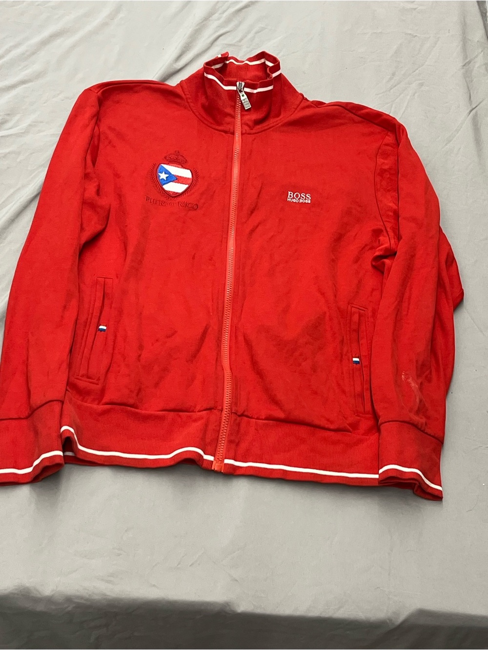 Hugo Boss Puerto Rico Track Jacket Men’s Size Large